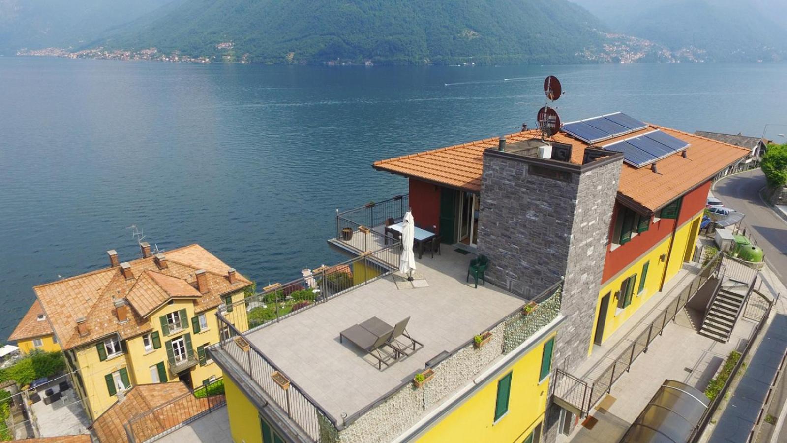 Luxury Penthouse With Big Terrace Apartamento Argegno Exterior foto
